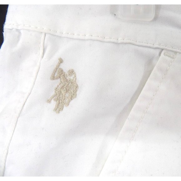 Men's White US Polo Shorts size 21 NWT - Picture 2 of 6